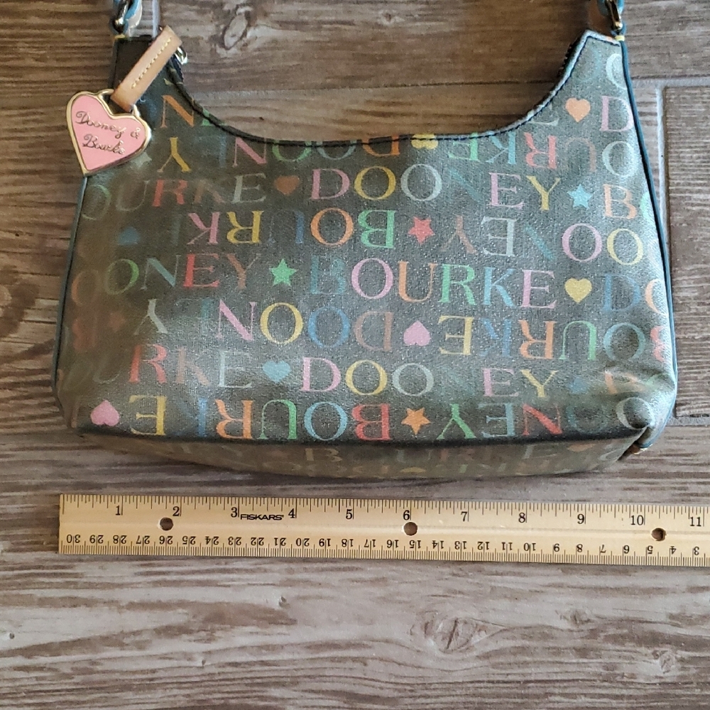 Dooney & Bourke Colorful Logo Shoulder Bag - Picture 9 of 11